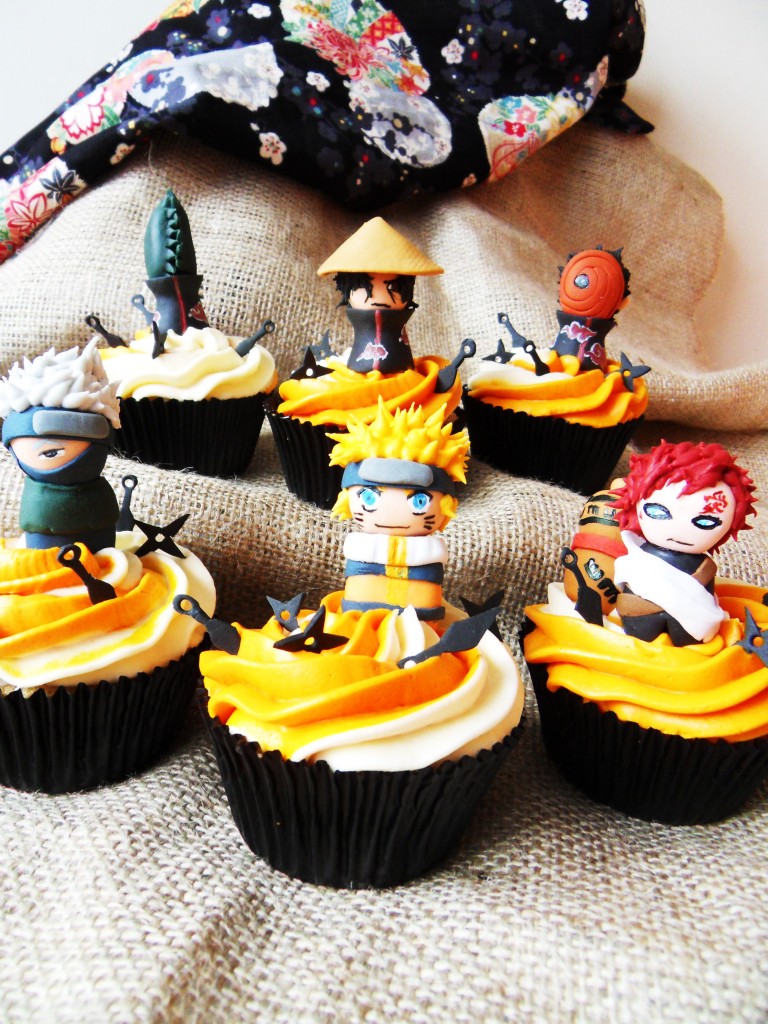 Kawaii Birthday Cake and Cupcakes