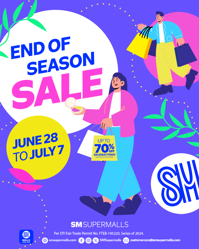 It’s Raining Savings With SM’s End Of Season SALE